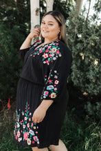 Load image into Gallery viewer, Happy To See You Floral Embroidered Dress (Reg &amp; Curvy)
