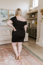 Load image into Gallery viewer, SP24- Head Over Heels Asymmetrical Neckline Dress
