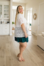 Load image into Gallery viewer, VERY J- Head in the Clouds Lace Button Down

