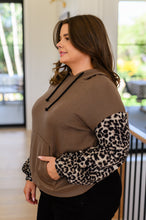 Load image into Gallery viewer, Here And There Leopard Print Hoodie (Reg &amp; Curvy)
