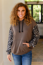 Load image into Gallery viewer, Here And There Leopard Print Hoodie (Reg &amp; Curvy)
