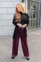 Load image into Gallery viewer, SP24- High Society Velvet Wide Leg Trousers (Reg &amp; Curvy)
