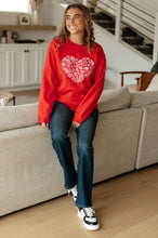 Load image into Gallery viewer, SP24- Holiday Heart Sweatshirt
