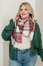 Load image into Gallery viewer, SP24- AVENUE SHOPS- Holiday Plaid Scarf
