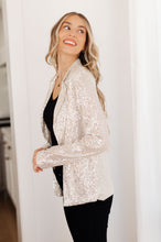 Load image into Gallery viewer, SP24- I Know You&#39;re Busy Sequin Blazer (Reg &amp; Curvy)
