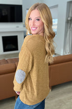 Load image into Gallery viewer, SP24- Textured Top with Elbow Patches in Camel
