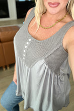 Load image into Gallery viewer, SP24- ONE ELEVEN NORTH- Swing with Me Waffle Knit Swing Tank
