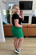 Load image into Gallery viewer, JUDY BLUE- Jenna High Rise Control Top Cuffed Shorts in Green
