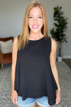 Load image into Gallery viewer, Double Tiered Flare Tank in Black
