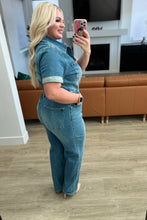 Load image into Gallery viewer, JB Sylvia Short Sleeve Denim Jumpsuit
