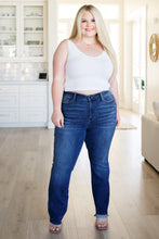 Load image into Gallery viewer, *RESTOCKED* JB Josephine Mid Rise Raw Hem Bootcut Jeans
