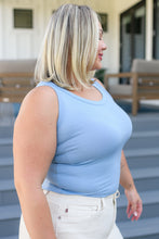 Load image into Gallery viewer, SP24- Just One More Ribbed Tank in Light Blue
