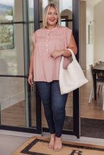 Load image into Gallery viewer, ANDREE BY UNIT-Pleat Detail Button Up Blouse in Pink

