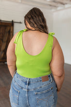 Load image into Gallery viewer, Just a Spritz Bodysuit in Lime- WHITE BIRCH
