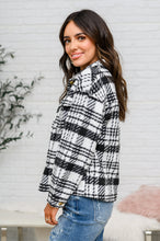 Load image into Gallery viewer, W23 Kate Plaid Jacket in Black &amp; White (Reg &amp; Curvy)
