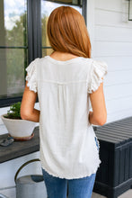 Load image into Gallery viewer, Keep Me Posted Ruffle Detail Blouse (Reg &amp; Curvy)
