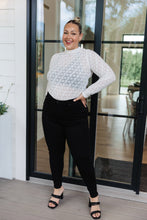 Load image into Gallery viewer, Keeping Secrets Lace Mock Neck Top (Reg &amp; Curvy)
