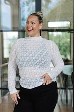 Load image into Gallery viewer, Keeping Secrets Lace Mock Neck Top (Reg &amp; Curvy)
