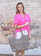 Load image into Gallery viewer, Large Leopard Tote
