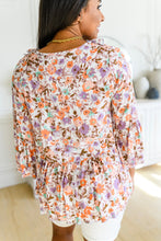 Load image into Gallery viewer, Let's Go Boho Floral Babydoll Top
