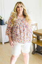 Load image into Gallery viewer, Let's Go Boho Floral Babydoll Top
