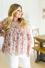 Load image into Gallery viewer, Let's Go Boho Floral Babydoll Top
