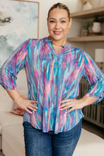 Load image into Gallery viewer, DEAR SCARLETT- Little Lovely Blouse in Blue Multi

