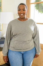 Load image into Gallery viewer, W23 Long Sleeve Solid Knit Open Back Top In Olive
