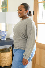 Load image into Gallery viewer, W23 Long Sleeve Solid Knit Open Back Top In Olive
