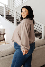 Load image into Gallery viewer, Lounge A Lot Cut Off Sweatshirt in Mocha (Reg &amp; Curvy)
