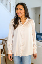 Load image into Gallery viewer, WEEKEND DEAL- Loved for Years Satin Button Up in Beige
