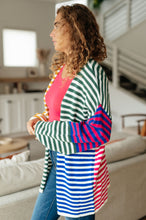 Load image into Gallery viewer, SP24- Marquee Lights Striped Cardigan (Reg &amp; Curvy)
