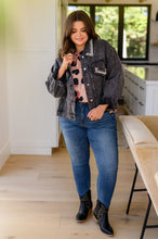 Load image into Gallery viewer, Denim And Pearls Denim Jacket (Reg &amp; Curvy)
