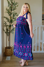Load image into Gallery viewer, SP24- Midnight Magic Embroidered Maxi Dress
