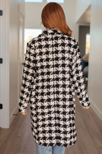 Load image into Gallery viewer, Monochromatic Moment Plaid Coat
