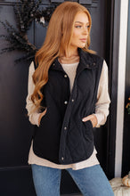 Load image into Gallery viewer, Neither Here Nor There Puffer Vest in Black (Reg &amp; Curvy)
