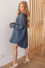 Load image into Gallery viewer, SP24- ANDREE BY UNIT- No Trepidation Mineral Wash Shirt Dress
