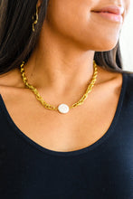 Load image into Gallery viewer, Waterproof, No Tarnish, Ocean's Gold Shell Pendant Necklace
