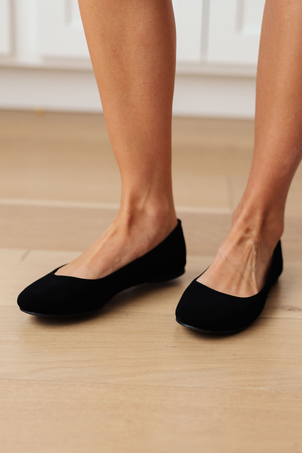 SODA- On Your Toes Ballet Flats in Black (Sizes 5.5 - 11)