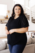 Load image into Gallery viewer, SP24- One More Chance Lace Sleeve Top (Reg &amp; Curvy)
