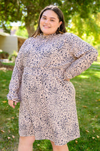 Load image into Gallery viewer, W23 Ophelia Animal Print Shirred Waist Dress (Reg &amp; Curvy)

