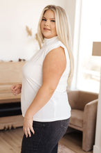 Load image into Gallery viewer, SP24- ONE ELEVEN NORTH- Overqualified Mock Neck Cap Sleeve Top
