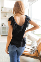 Load image into Gallery viewer, Parisian Stroll Lace Blouse in Black (Reg &amp; Plus)

