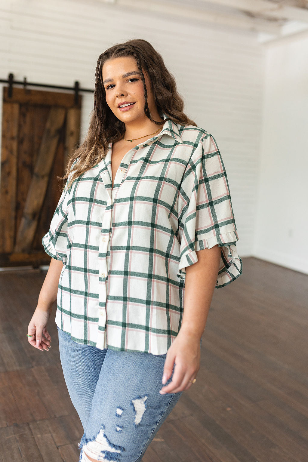 SP24- Perfect Picnic Plaid Top