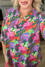 Load image into Gallery viewer, DEAR SCARLETT- Lizzy Top in Tropical Multi
