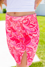 Load image into Gallery viewer, Pink, Paisley, and Perfect Mini Skirt- ANDREE&#39; BY UNIT
