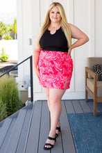 Load image into Gallery viewer, Pink, Paisley, and Perfect Mini Skirt- ANDREE&#39; BY UNIT
