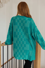 Load image into Gallery viewer, Pinky Swear Checkered Open Front Cardigan (Reg &amp; Curvy)
