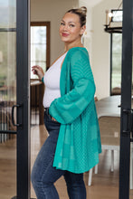 Load image into Gallery viewer, Pinky Swear Checkered Open Front Cardigan (Reg &amp; Curvy)
