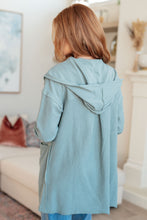 Load image into Gallery viewer, SP24- Please Proceed Hooded Cardigan

